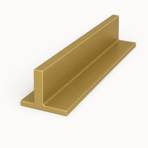 Латунный профиль Т-образный 10 мм ЛС59-1 в наличии в Иркутске