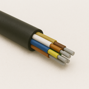 Провод контрольный ПВС 2х1 черный в наличии в Иркутске