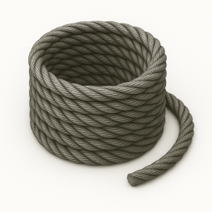 Канат тройной свивки ЛК-Р 11,5 мм ГОСТ 3089-80 в наличии в Иркутске