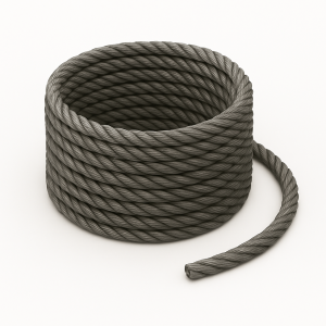 Канат одинарной свивки оцинкованный (С) 15 мм ГОСТ 3063-80 в наличии в Иркутске