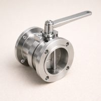 Заслонка 3-х ходовая 2-х фланцевая 180 градусов AISI 304 DN 50 ВР/ВР/ВР