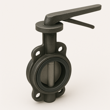 Затвор чугунный дисковый ДУ 100 РУ 16 ГОСТ 12521-89 в наличии в Иркутске