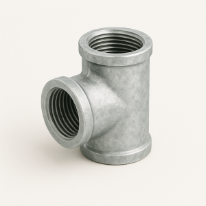 Тройник оцинкованный приварной ДУ 57 в наличии в Иркутске