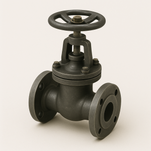 Задвижка чугунная фланцевая ДУ 100 РУ 10 30ч6бр в наличии в Иркутске