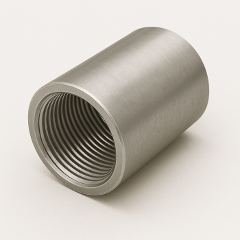 Муфта полнорезьбовая короткая AISI 316L 2 1/2" в наличии в Иркутске